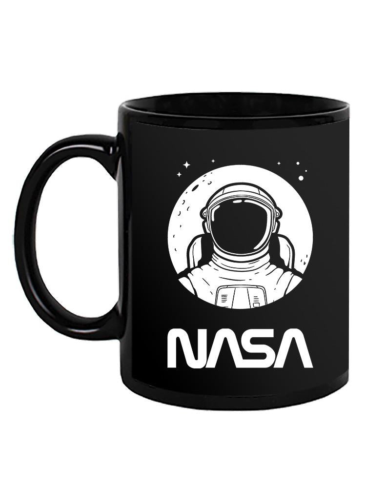 Nasa Astronaut Over Moon Mug -NASA Designs