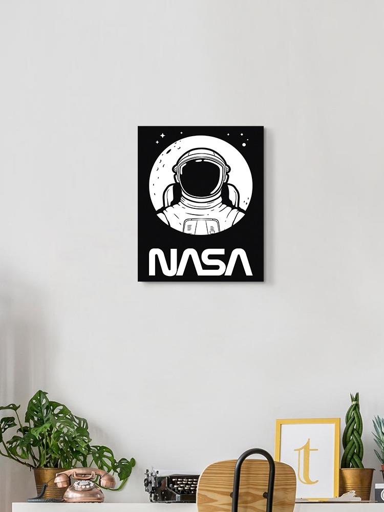 Nasa Astronaut Over Moon Wall Art -NASA Designs