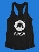 Nasa Astronaut Over Moon T-shirt -NASA Designs
