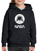Nasa Astronaut Over Moon Hoodie -NASA Designs