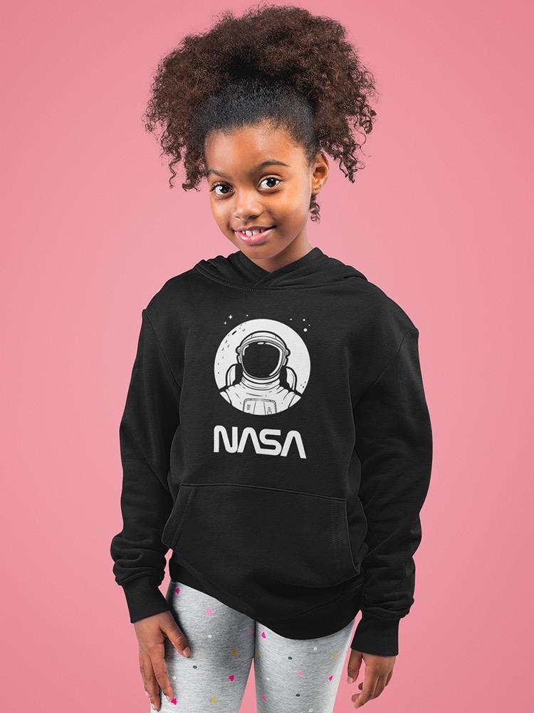 Nasa Astronaut Over Moon Hoodie -NASA Designs