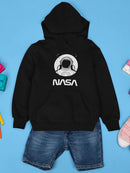 Nasa Astronaut Over Moon Hoodie -NASA Designs