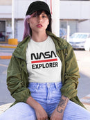 Nasa Explorer Banner T-shirt -NASA Designs