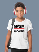 Nasa Explorer Banner T-shirt -NASA Designs