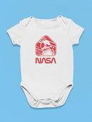 Nasa Astronaut Red Sign Bodysuit -NASA Designs