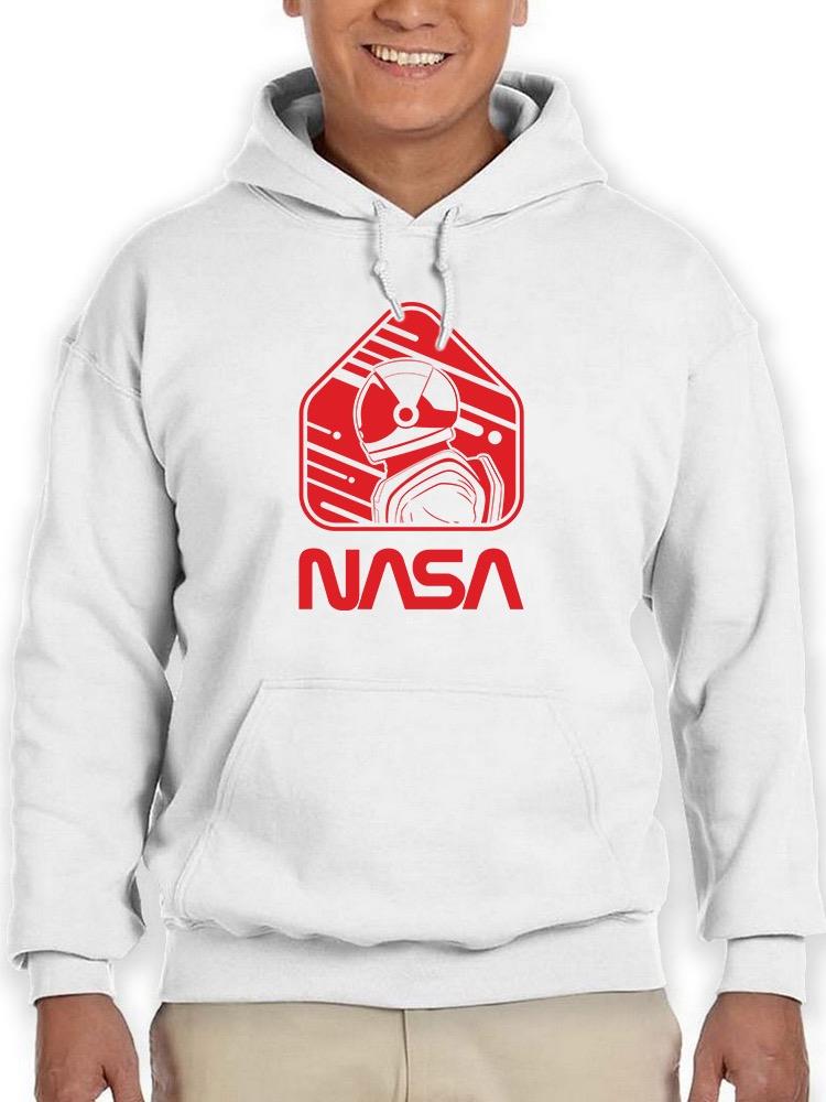 Nasa Astronaut Red Sign Hoodie or Sweatshirt -NASA Designs