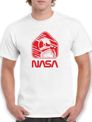 Nasa Astronaut Red Sign T-shirt -NASA Designs