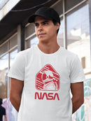 Nasa Astronaut Red Sign T-shirt -NASA Designs