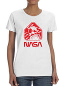 Nasa Astronaut Red Sign T-shirt -NASA Designs