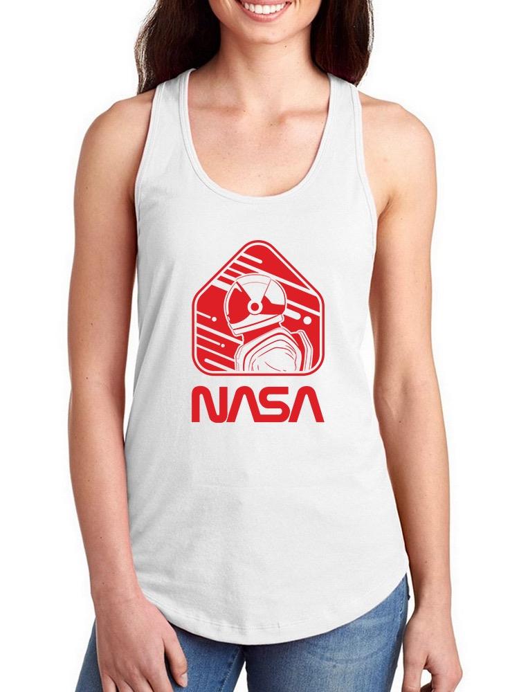 Nasa Astronaut Red Sign T-shirt -NASA Designs