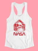Nasa Astronaut Red Sign T-shirt -NASA Designs