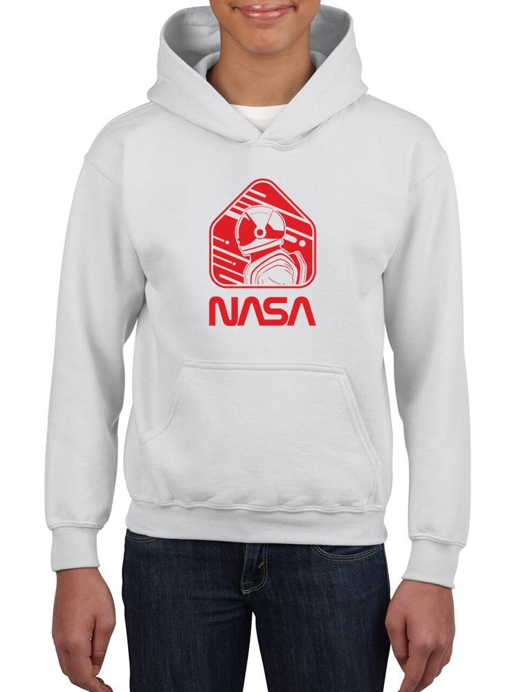 Nasa Astronaut Red Sign Hoodie -NASA Designs