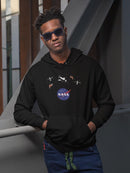 Nasa Logo Floating Objects Hoodie or Sweatshirt -NASA Designs