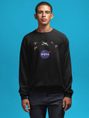 Nasa Logo Floating Objects Hoodie or Sweatshirt -NASA Designs