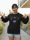 Nasa Logo Floating Objects Hoodie or Sweatshirt -NASA Designs