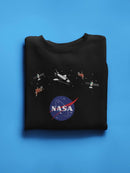 Nasa Logo Floating Objects Hoodie or Sweatshirt -NASA Designs
