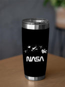 Nasa Floating Objects Banner Tumbler -NASA Designs
