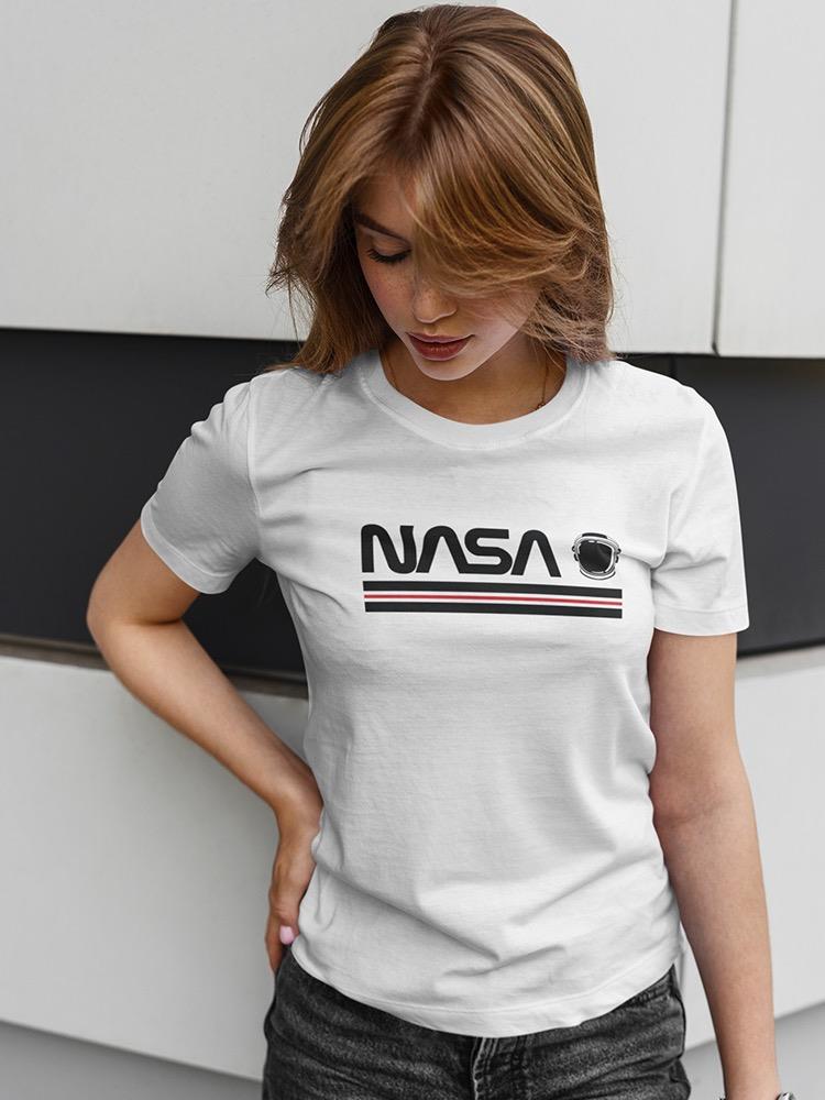 Nasa Helmet Banner T-shirt -NASA Designs