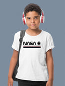 Nasa Helmet Banner T-shirt -NASA Designs