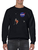 Nasa Astronaut Floating Hoodie or Sweatshirt -NASA Designs