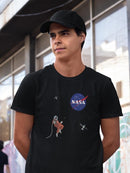 Nasa Astronaut Floating T-shirt -NASA Designs