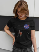 Nasa Astronaut Floating T-shirt -NASA Designs