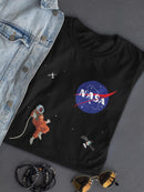 Nasa Astronaut Floating T-shirt -NASA Designs
