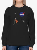 Nasa Astronaut Floating Hoodie or Sweatshirt -NASA Designs