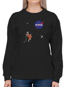 Nasa Astronaut Floating Hoodie or Sweatshirt -NASA Designs