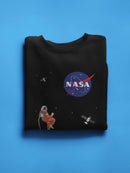 Nasa Astronaut Floating Hoodie or Sweatshirt -NASA Designs