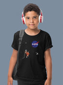 Nasa Astronaut Floating T-shirt -NASA Designs