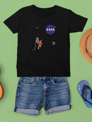 Nasa Astronaut Floating T-shirt -NASA Designs
