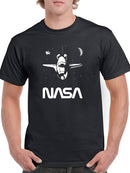 Nasa Shuttle In Space T-shirt -NASA Designs