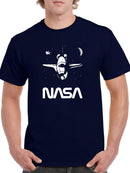 Nasa Shuttle In Space T-shirt -NASA Designs