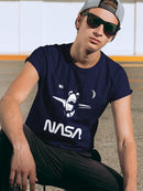 Nasa Shuttle In Space T-shirt -NASA Designs