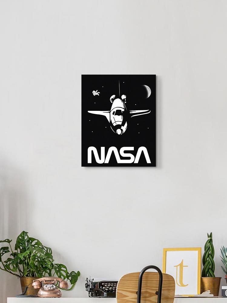 Nasa Shuttle In Space Wall Art -NASA Designs