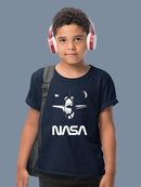 Nasa Shuttle In Space T-shirt -NASA Designs