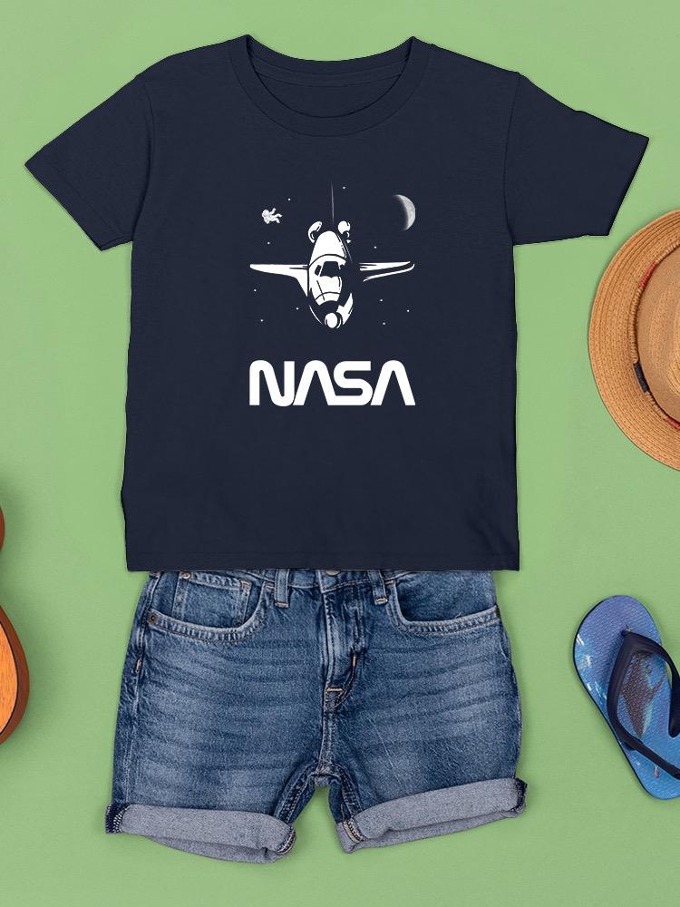 Nasa Shuttle In Space T-shirt -NASA Designs