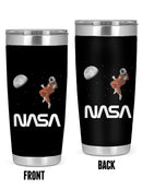 Nasa Astronaut Gazing Moon Tumbler -NASA Designs