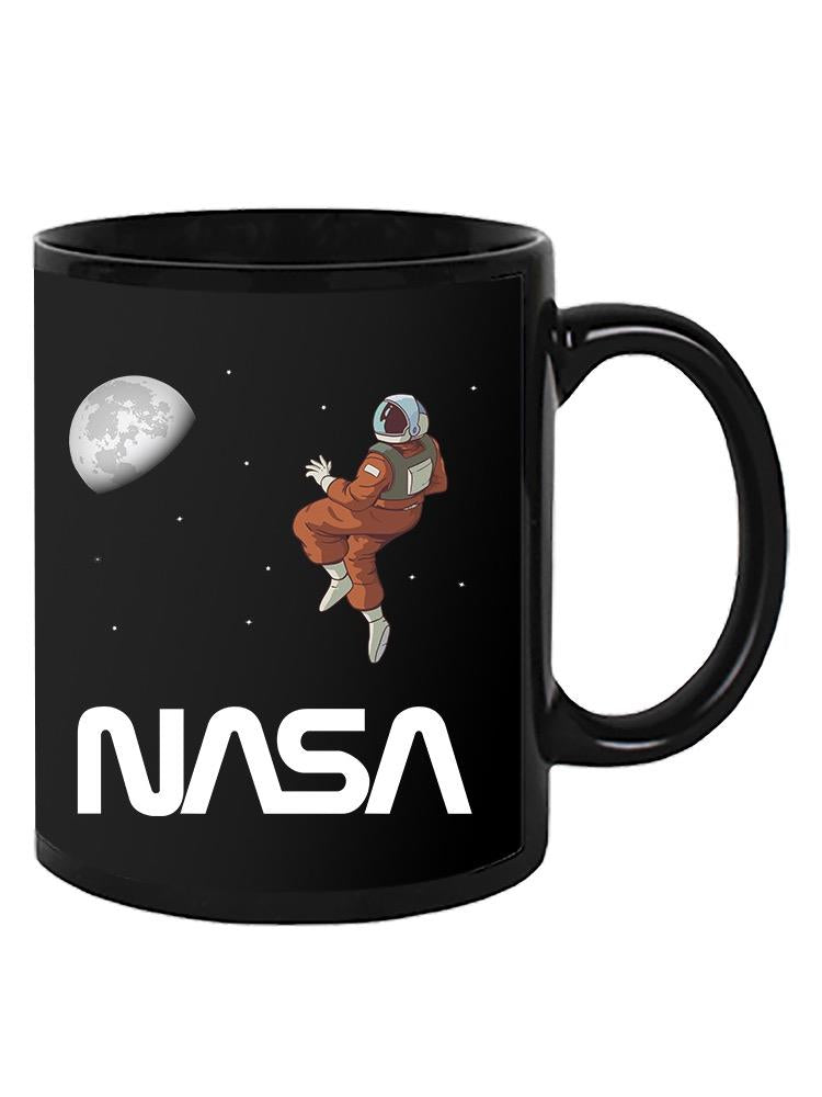Nasa Astronaut Gazing Moon Mug -NASA Designs