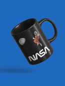Nasa Astronaut Gazing Moon Mug -NASA Designs