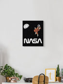 Nasa Astronaut Gazing Moon Wall Art -NASA Designs