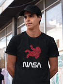 Nasa Astronaut Silhouette T-shirt -NASA Designs