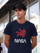 Nasa Astronaut Silhouette T-shirt -NASA Designs