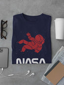 Nasa Astronaut Silhouette T-shirt -NASA Designs