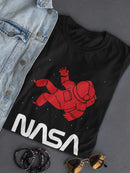 Nasa Astronaut Silhouette T-shirt -NASA Designs