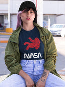Nasa Astronaut Silhouette T-shirt -NASA Designs