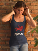 Nasa Astronaut Silhouette T-shirt -NASA Designs