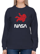 Nasa Astronaut Silhouette Hoodie or Sweatshirt -NASA Designs