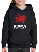 Nasa Astronaut Silhouette Hoodie -NASA Designs